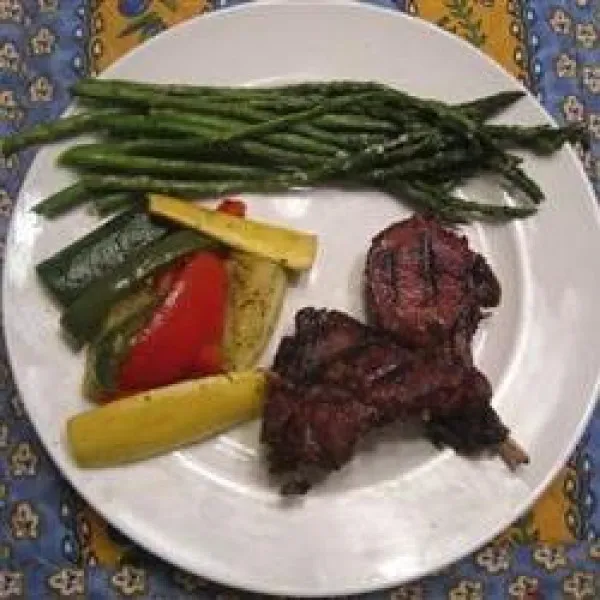 receta Côtelettes d'agneau grillées