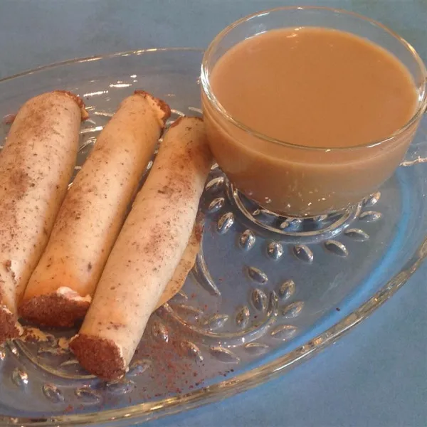 recette Moka Cigars With Coffee Cream