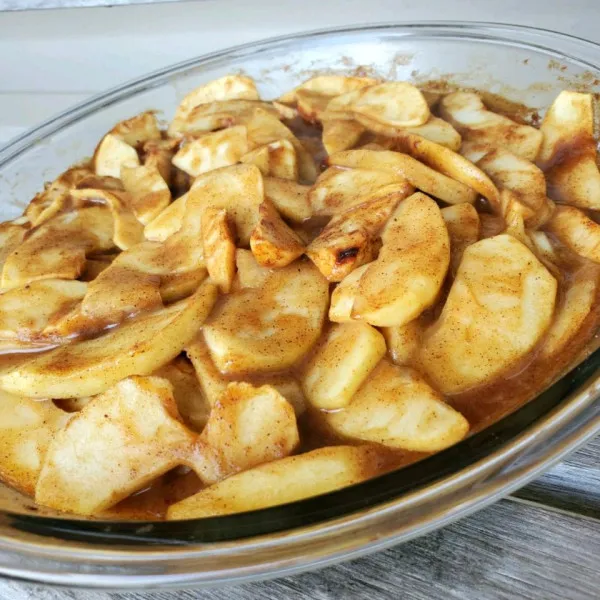 przepisy Spiced Apple Pancake Topping