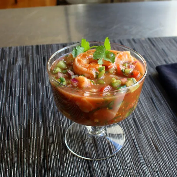 receta Cocktail de crevettes mexicaines