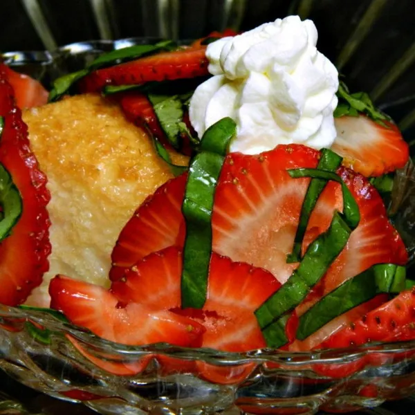 receta Compote Fraise Basilic