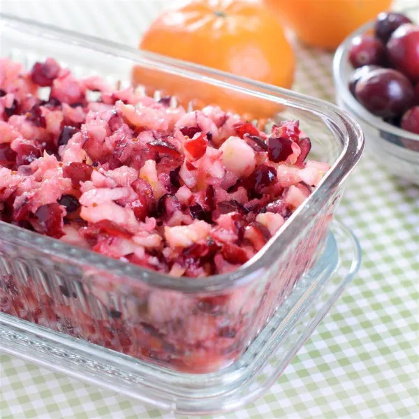 przepisy Fresh Cranberry Relish