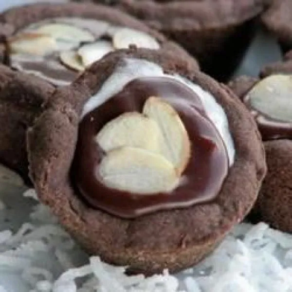 receta Coupes Chocolat Amandes Noix de Coco