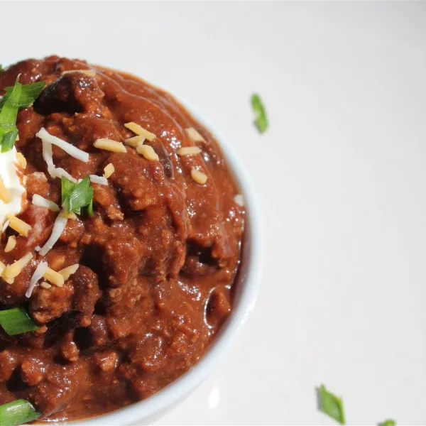 recetas Cordero Frijoles Negros Chili