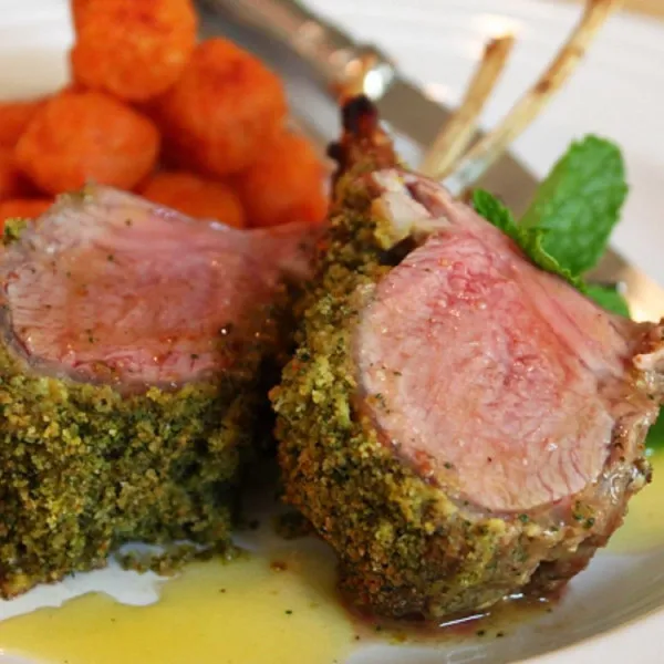 receta Costillar De Cordero Con Costra De Menta