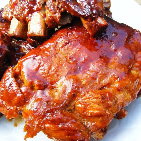 receta Costillas A La Barbacoa En Olla De Cocción Lenta