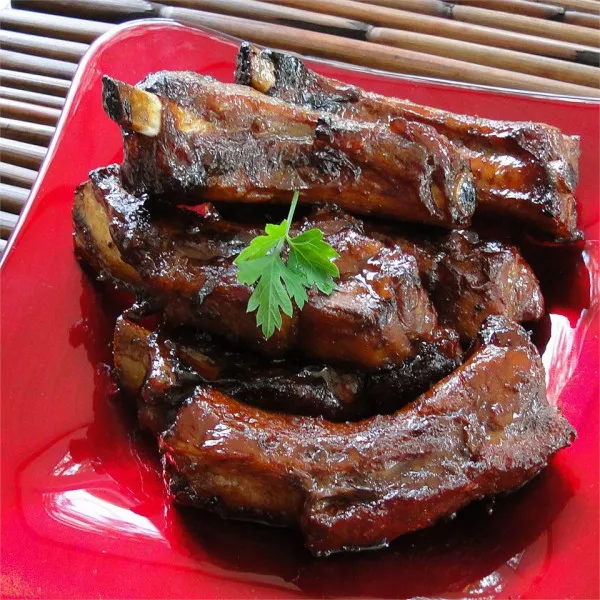 receta Sticky Chinese Ribs