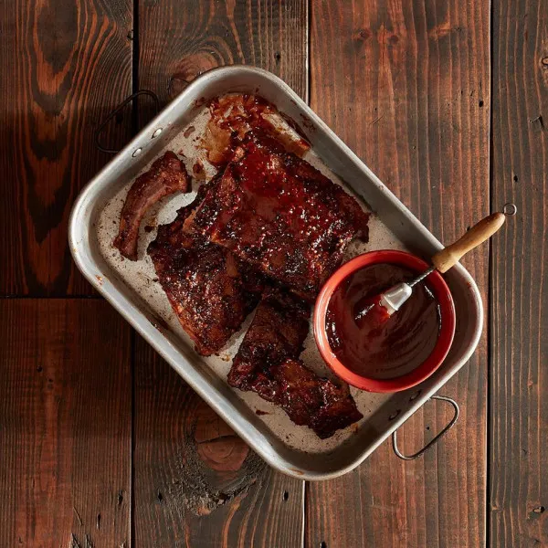 receta Costillitas Glaseadas Con Barbacoa De Bourbon