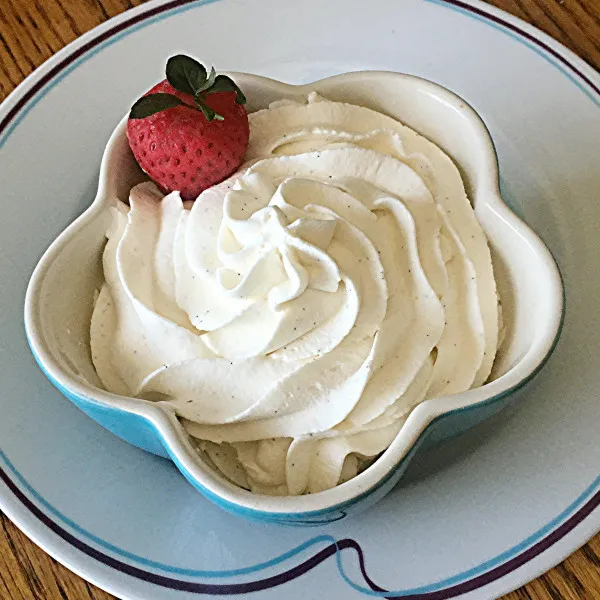 recetas Crema Chantilly Vainilla