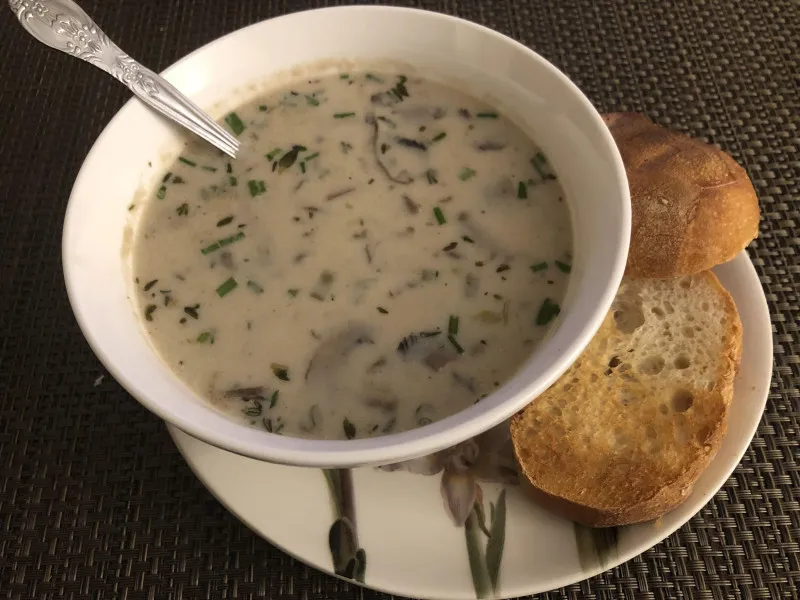 recettes Recettes de soupe à la crème de champignons