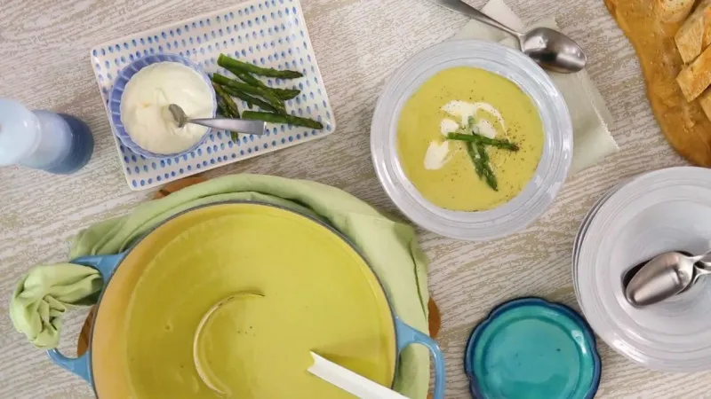 receta Crema De Espárragos I