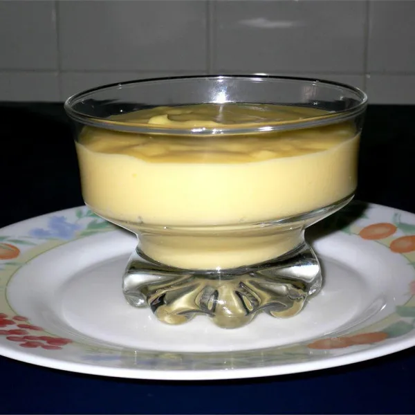 receta Vanilla Custard
