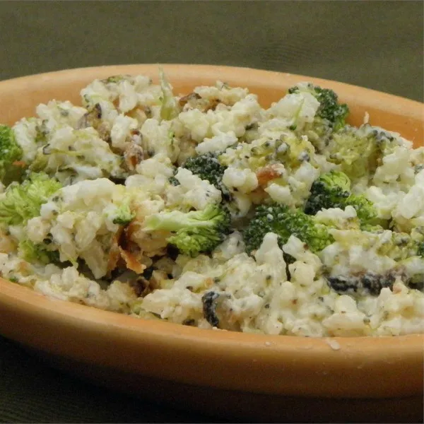 receta Brocoli crémeux et riz