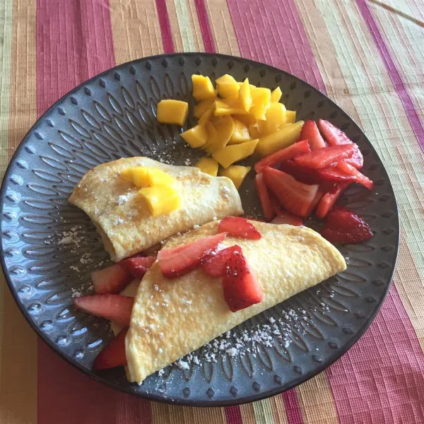 przepisy Paleo Coconut Crepes