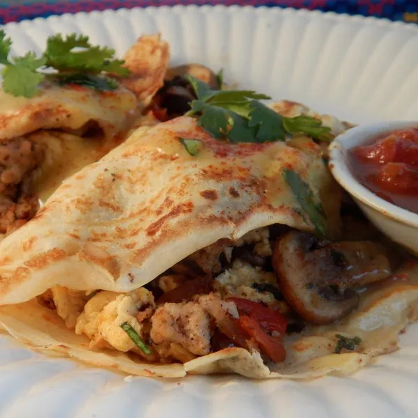 przepisy Savory Southwest Crepes