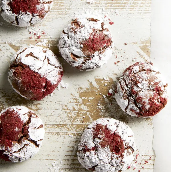 receta Crinkles Chocolat Framboise