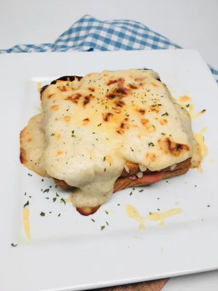 receta Croque Monsieur Traditionnel Avec Sauce Béchamel (Café Style Béchamel)