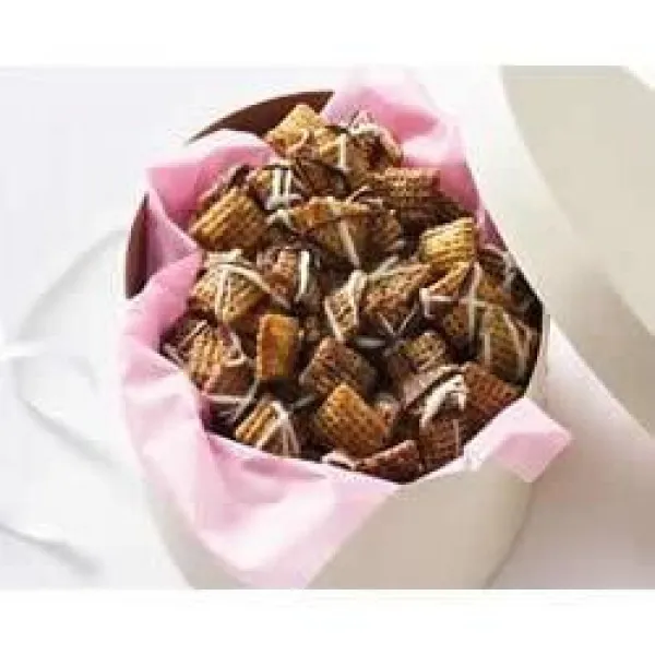 receta Crujiente De Caramelo Chex® De Chocolate