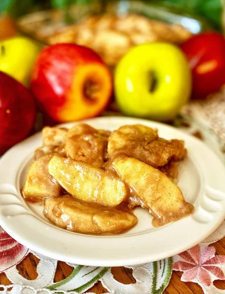 receta Crujiente De Manzana