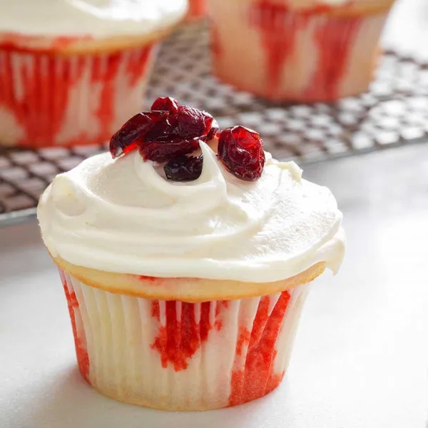 receta Cupcakes De Chocolate Blanco Y Arándanos