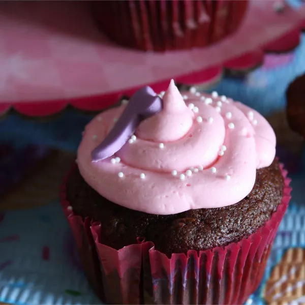 receta Cupcakes Chocolat et Courgettes