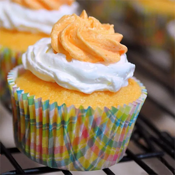 receta Dreamy Orange Cupcakes