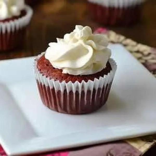 receta Cupcakes De Terciopelo Rojo Sin Azúcar Y Sin Gluten Con Glaseado De Queso Crema Sin Azúcar