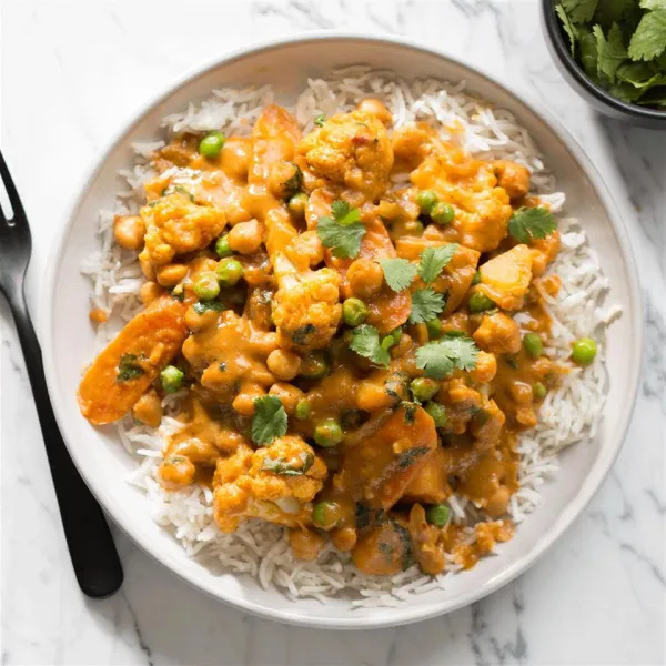 receta Curry de pois chiches crémeux fou