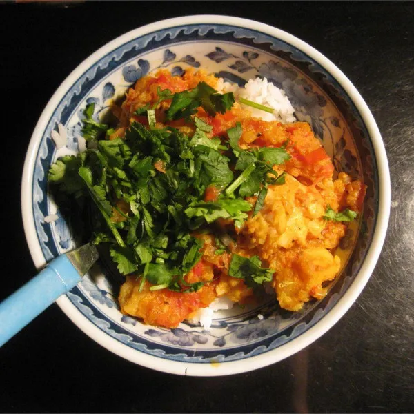 receta Curry de poisson indien
