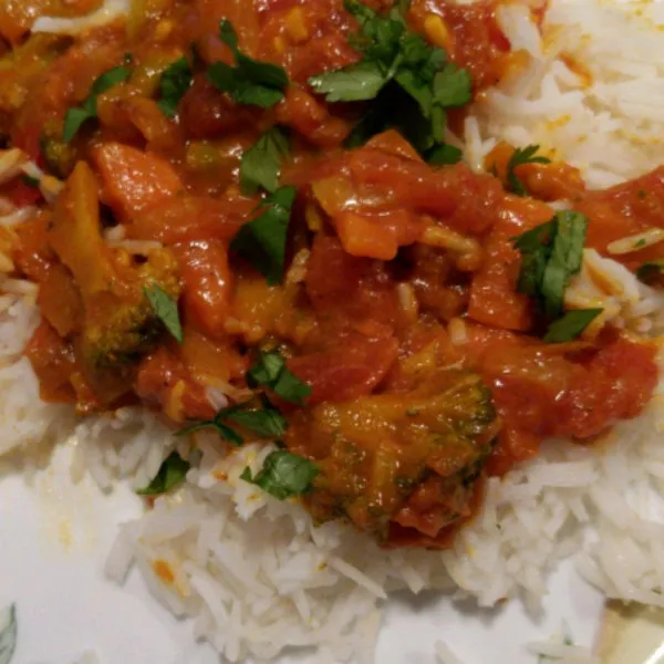 receta Curry de légumes rapide et facile