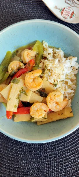 recetas Curry Tailandés De Coco Con Gambas