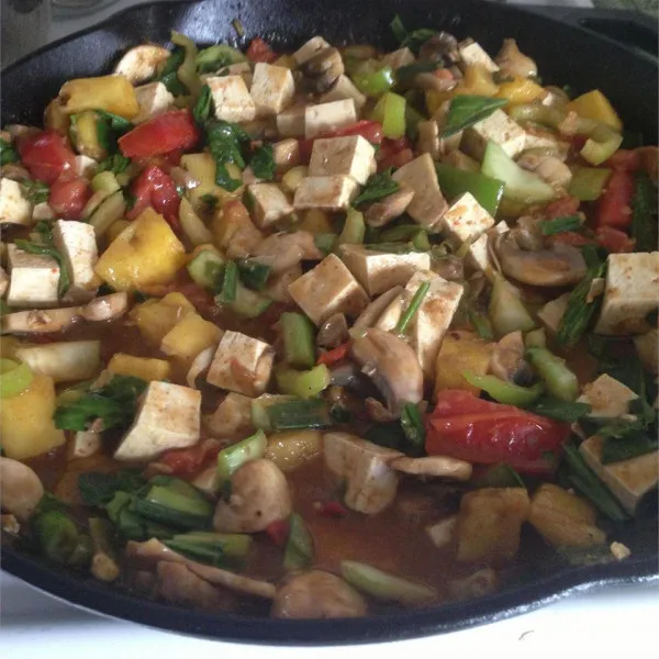 receta Curry Vegetariano De Coco Con Tofu