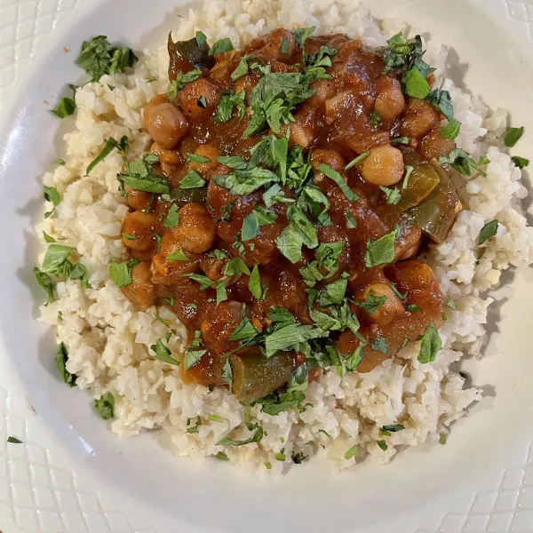 receta Curry Vegetariano De Garbanzos Con Nabos