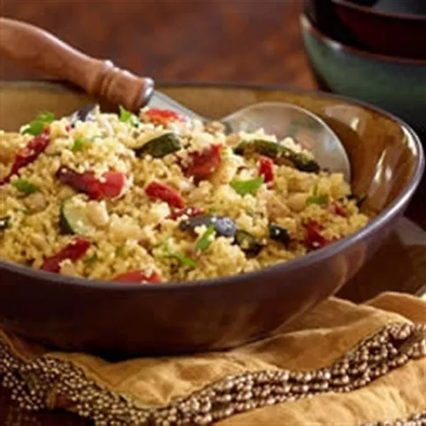 receta Couscous aux légumes rôtis d'inspiration toscane