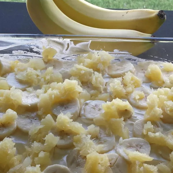 receta DÃ©lice Ã  la banane et Ã  l'ananas