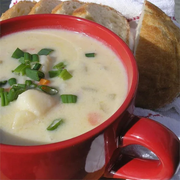 przepisy Pyszna zupa z szynką i ziemniakami