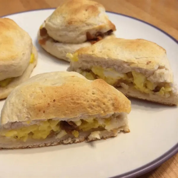 receta Desayuno Fácil En Una Galleta