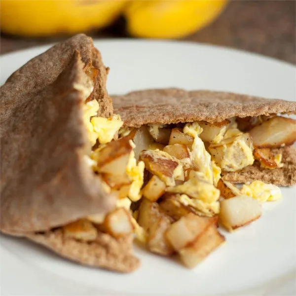 receta Quick Breakfast In A Pita