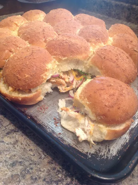 receta Sliders de poulet sÃ©parables