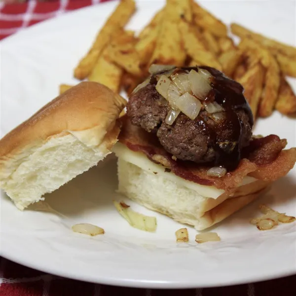 receta Mini-burgers au bacon BBQ