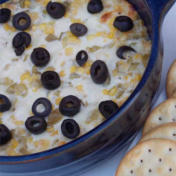 przepisy Hot Green Chile Corn Dip