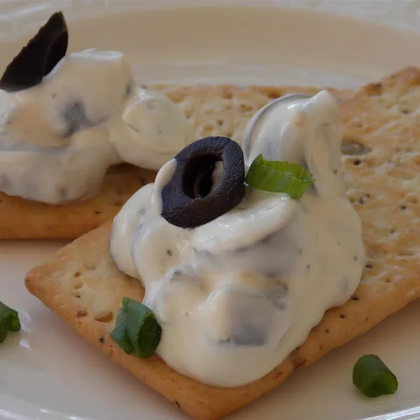 receta Trempette crÃ©meuse aux olives