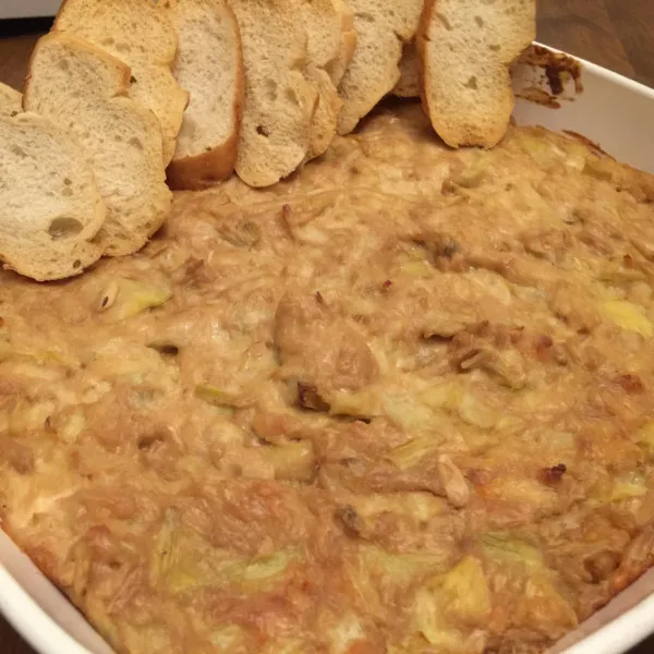 recetas Dip De Alcachofa, Cangrejo Y Ajo