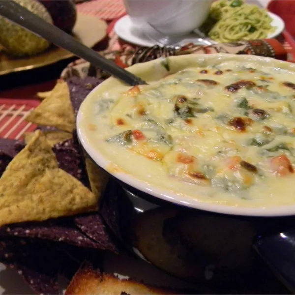 receta Dip De Espinacas Picantes De Alaska