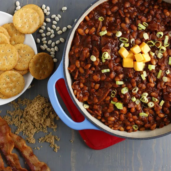 recetas Dip De Frijoles Horneados De Boston