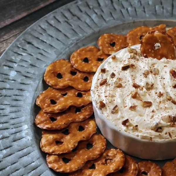 receta Dip De Nueces, Azúcar Y Canela