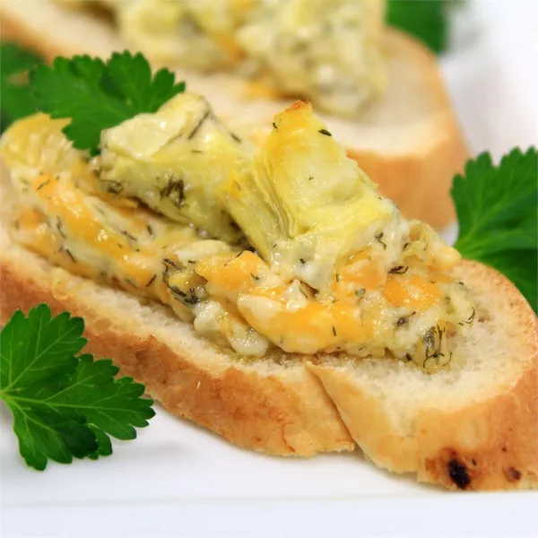 recette Trempette au fromage et aux artichauts