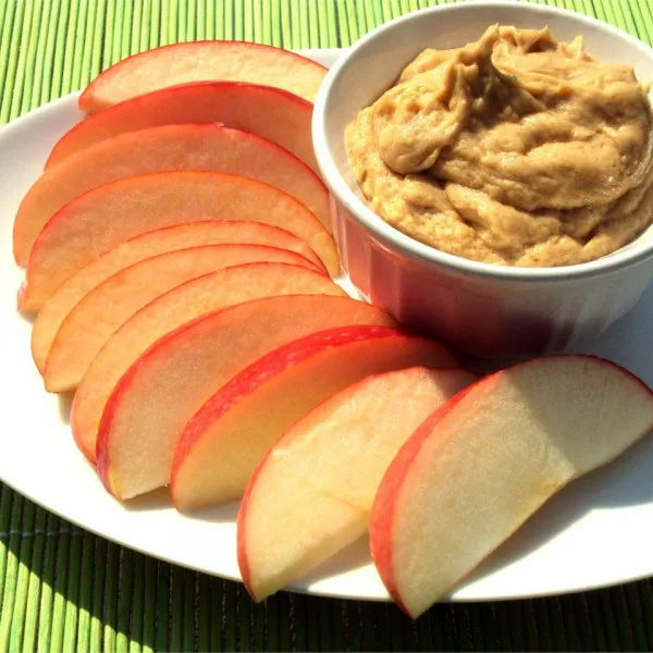 receta Trempette au beurre d'arachide et au yogourt