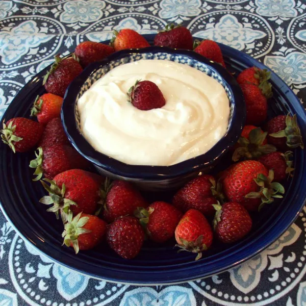 receta Dip Fácil De Frutas De Andre