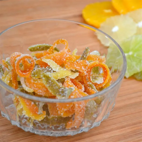 receta Fudge citron confit-écorce d'orange